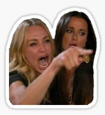 Real Housewives Cat Meme Sticker