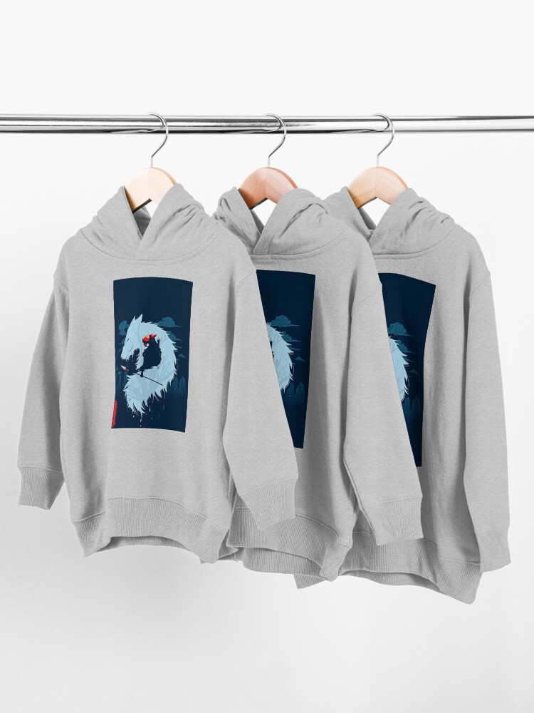 Alternate view of Princess Mononoke Art Toddler Pullover Hoodie