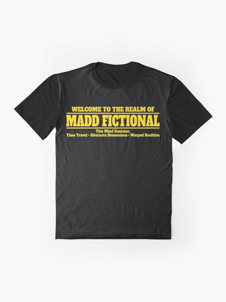 Alternate view of Madd Fictional Graphic T-Shirt