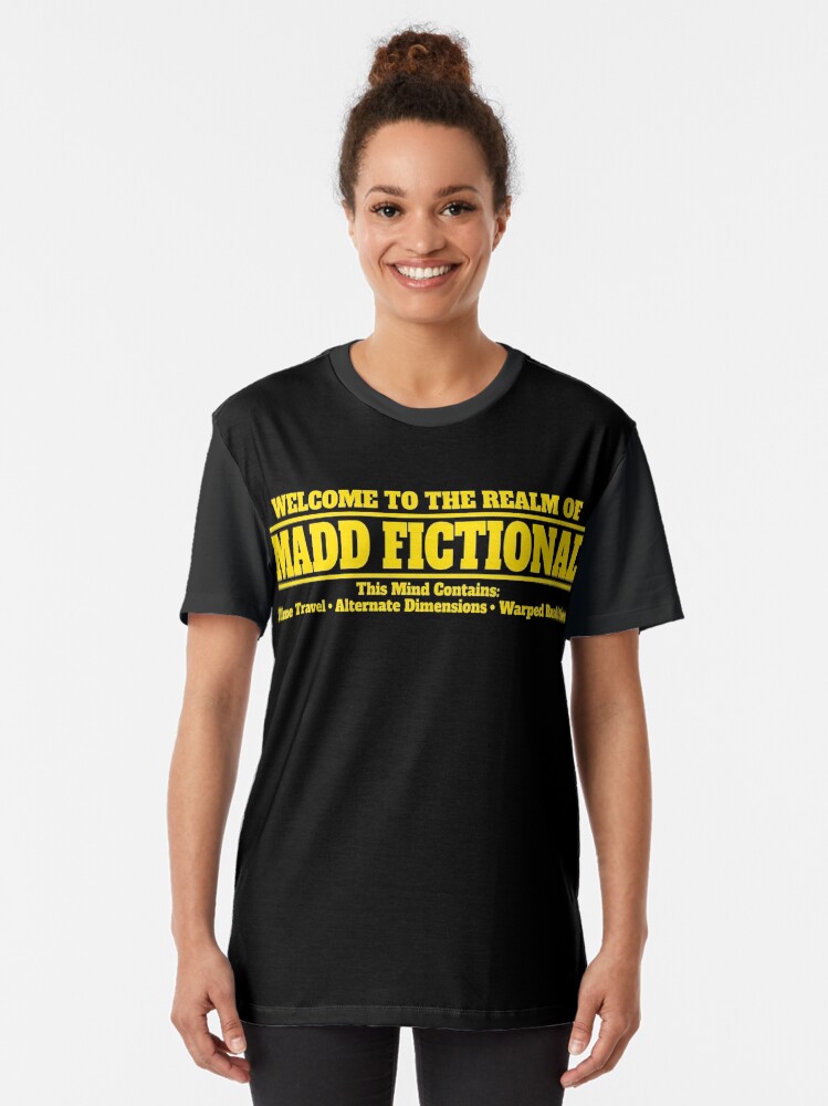 Alternate view of Madd Fictional Graphic T-Shirt