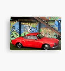 Red Karmann Ghia Metal Print