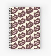 Cookie Cat Icecream Sandwich Spiral Notebook