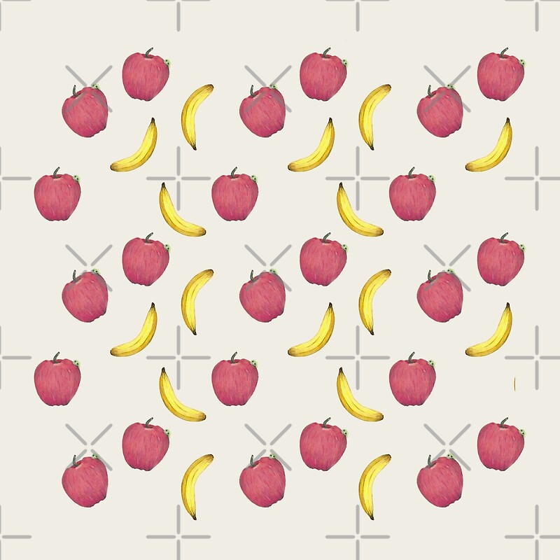 "Apples and Bananas" by STHoganArtist Redbubble