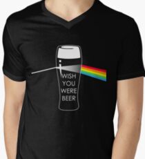 Wish you were beer Men's V-Neck T-Shirt