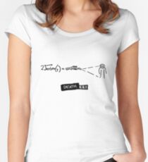 DR HORRIBLE - Death ray Women's Fitted Scoop T-Shirt