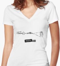 DR HORRIBLE - Death ray Women's Fitted V-Neck T-Shirt