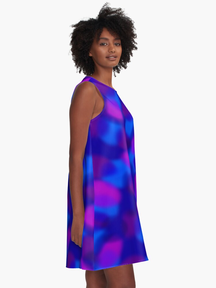 Alternate view of Colored Clouds A-Line Dress