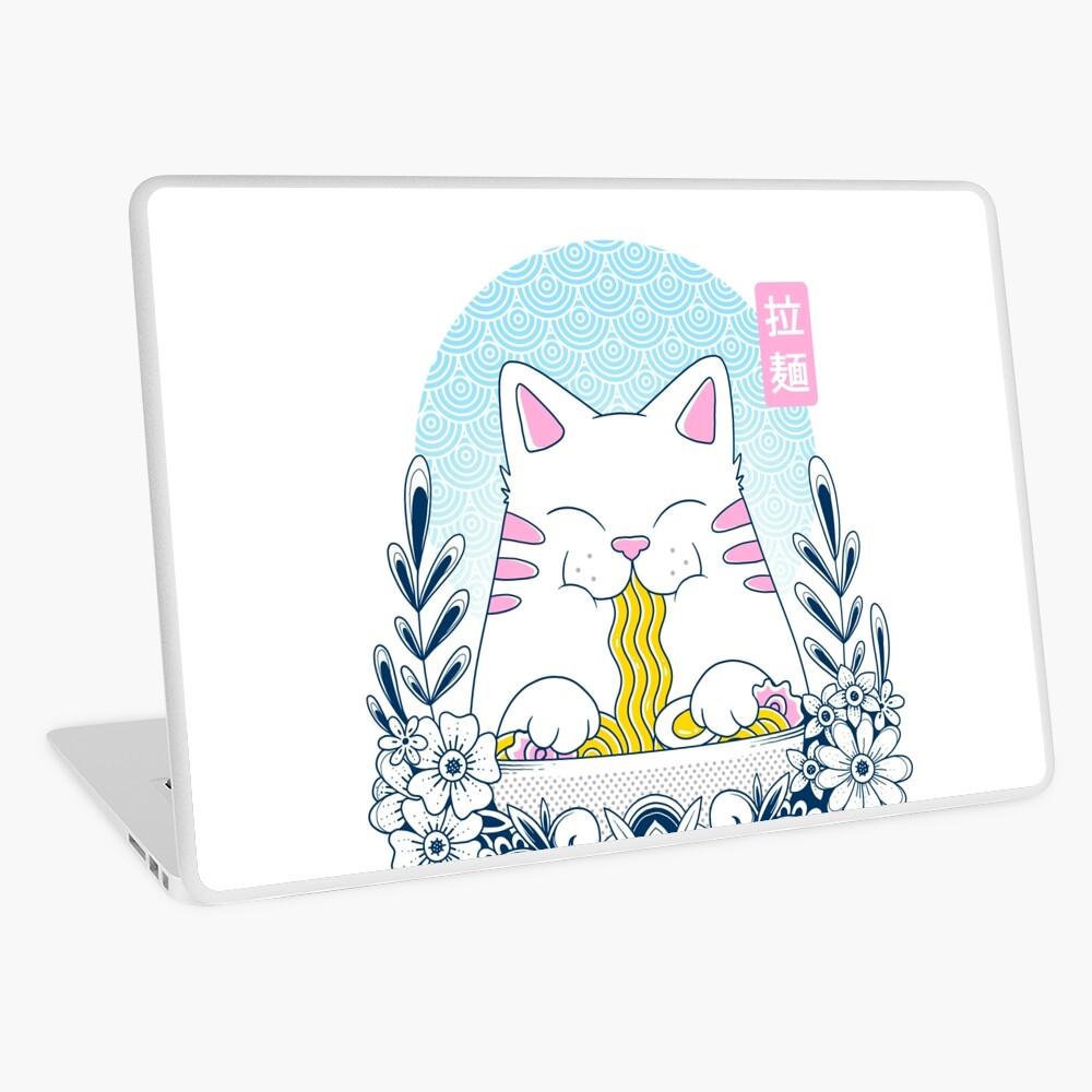 Ramen Cat Laptop Skin