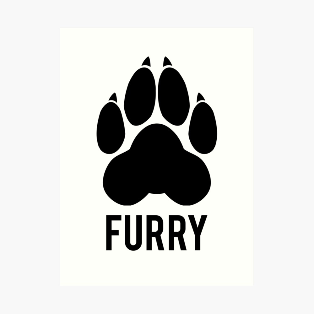 furry paw template