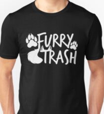Furry Trash -white- Unisex T-Shirt
