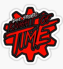 Homestuck Dave Strider Knight Of Time Title Logo Sticker