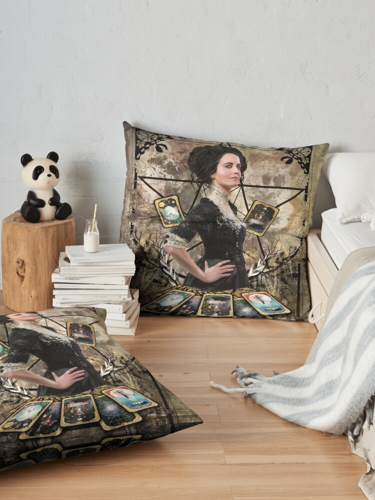 Alternate view of Vanessa Ives Tarot Edge - Penny Dreadful Floor Pillow