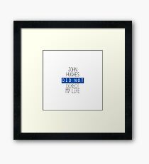 John Hughes Gerahmtes Wandbild