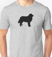 Bernese Mountain Dog Silhouette(s) Unisex T-Shirt