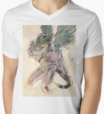 Camiseta para hombre de cuello en v HxH - Angel