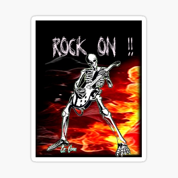Rock on2 Sticker