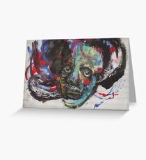 Face, Bernard Lacoque-107 Greeting Card