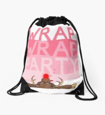 Wrap Wrap Party Rudolph Drawstring Bag