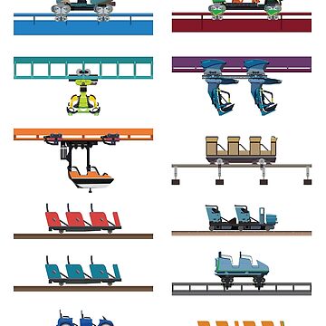 "Kings Island Coaster Cars Design" Poster for Sale by CoasterMerch