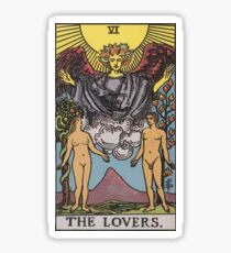 Tarot Card - The Lovers Sticker