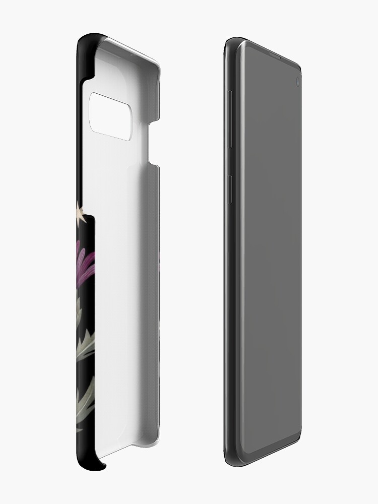 Alternate view of Thistle and moth Case & Skin for Samsung Galaxy