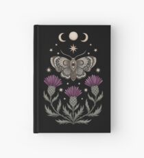 Thistle and moth Hardcover Journal