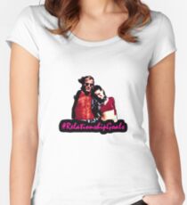 Mickey & Mallory Knox #RelationshipGoals Tailliertes Rundhals-Shirt