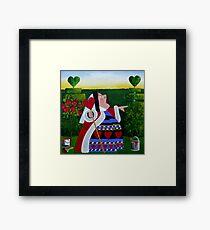 The Queen of Hearts Framed Print