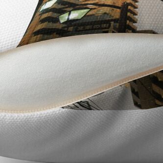 Alternate view of Rainbow Alley Throw Pillow