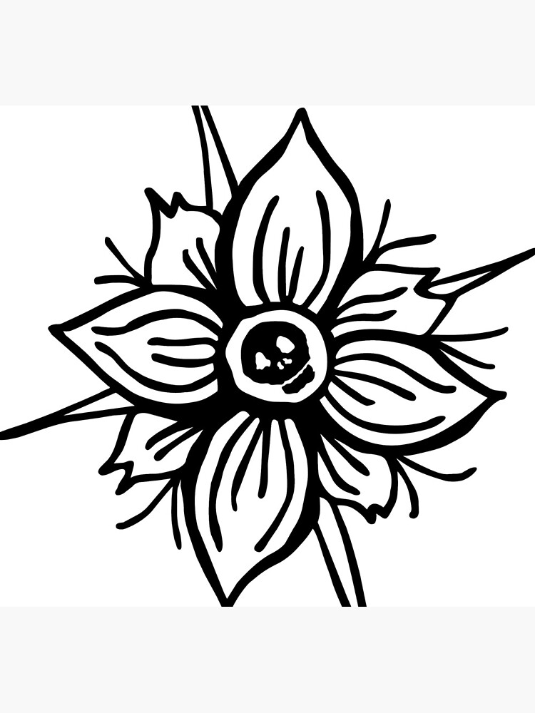 Flower Skull by GroglioArt