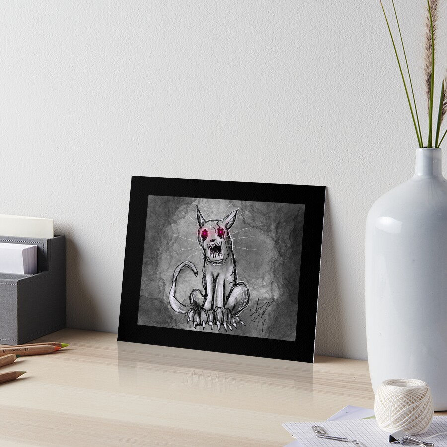 MEOW Art Board Print
