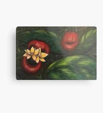 Floral Hellscape V Metal Print