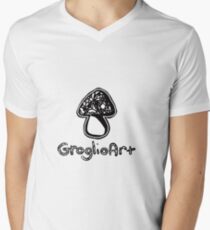 GroglioArt Mushroom V-Neck T-Shirt