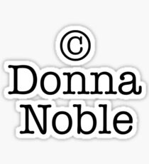 Copyright Donna Noble Sticker