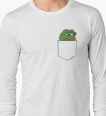 Sad Pocket Pepe Long Sleeve T-Shirt
