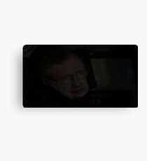 Stephen Hawking text Canvas Print