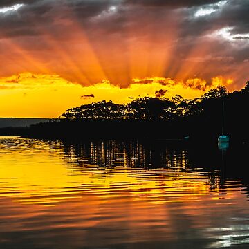 Artwork thumbnail, Bright Sunset by Rainphotography