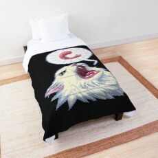 8-bit Shrimpin' Thurston the cat Comforter
