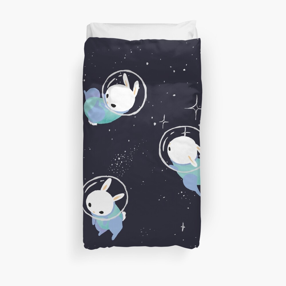 Space Bunnies Duvet Cover