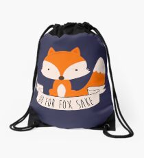 Oh For Fox Sake Drawstring Bag