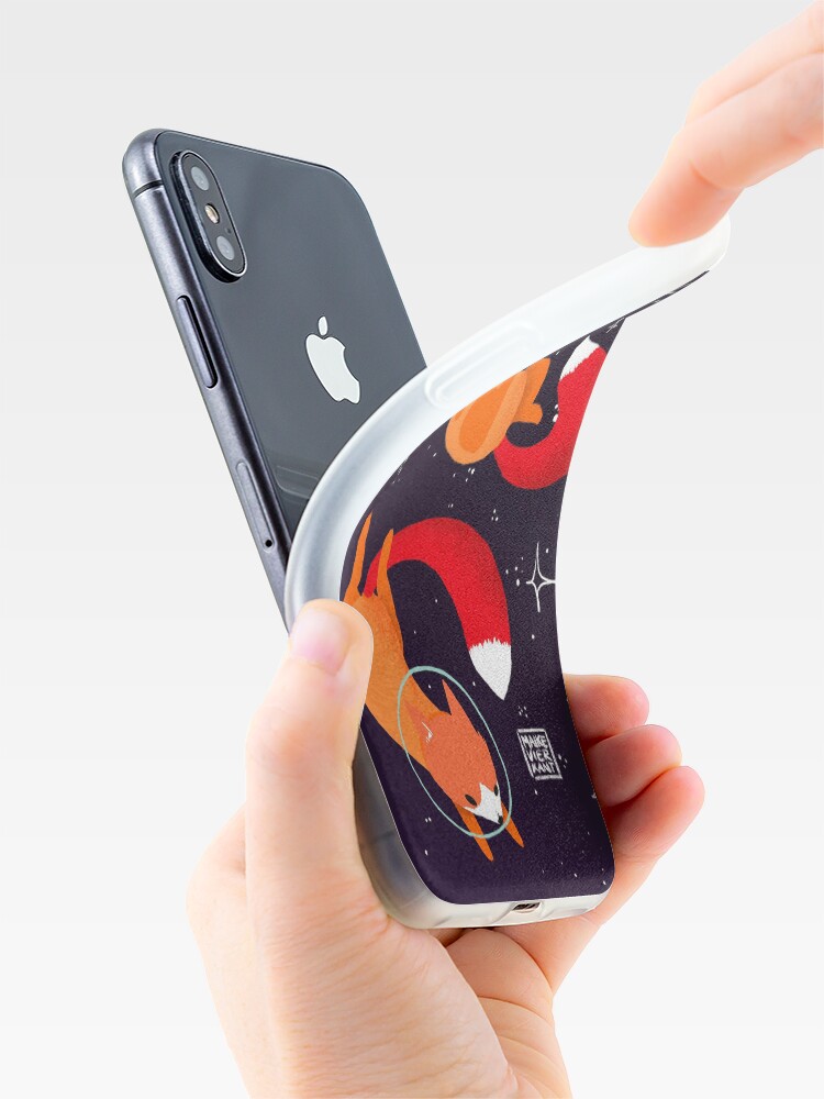 Alternate view of Space Foxes iPhone Case & Cover