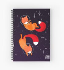 Space Foxes Spiral Notebook