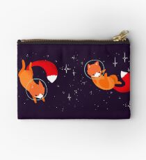 Space Foxes Zipper Pouch