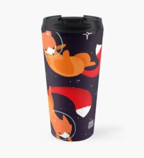 Space Foxes Travel Mug