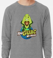 You Guac My World Emoji JoyPixels in Love Avocado saying Lightweight Sweatshirt