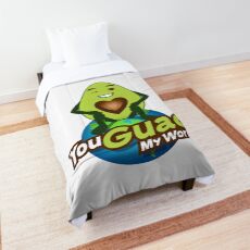 You Guac My World Emoji JoyPixels in Love Avocado saying Comforter