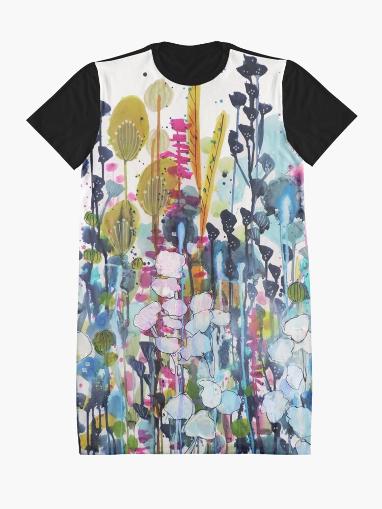 Alternate view of colorful side road Graphic T-Shirt Dress