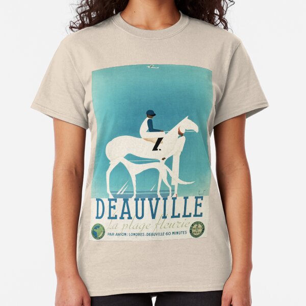 Art Deco Horse Racing, Greyhound Racing, vintage sport Classic T-Shirt