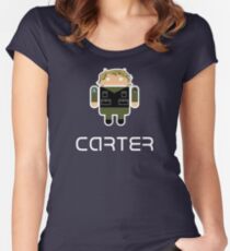 Droidarmy: Sam Carter SG-1 Women's Fitted Scoop T-Shirt