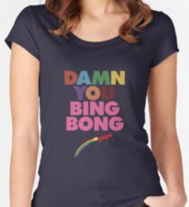 Damn you Bing Bong! Women's Fitted Scoop T-Shirt